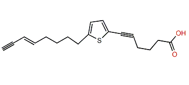 6-(5-((E)-Oct-5-en-7-ynyl)-thiophen-2-yl)-hex-5-ynoic acid